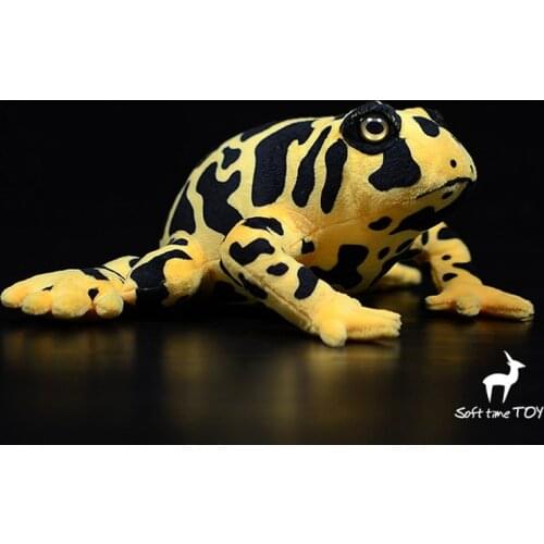 Very Beautiful Tropical Rain Forest Arrow Poison Frog Dolls Soft Plush Stuffed Toy Wildlife Model Present Shop