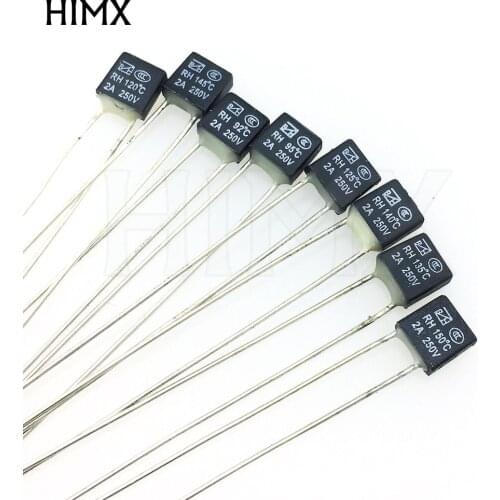 Temperature Switches RH 92 95 105 110 115 120 125 130 135 140 145 150 Degree Black Square Fan Motor 2A 250V LED Thermal Fuses