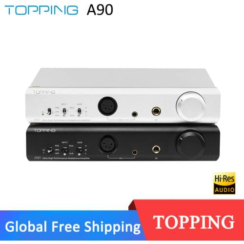 TOPPING A90 Full Balanced Headphone Amplifier XLR Pre-Amplifier