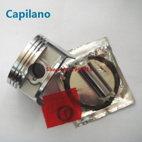 Motorcycle GN200 GS200 piston kit with piston ring piston pin and piston pin lock for suzuki 200cc GN GS 200 66mm bore