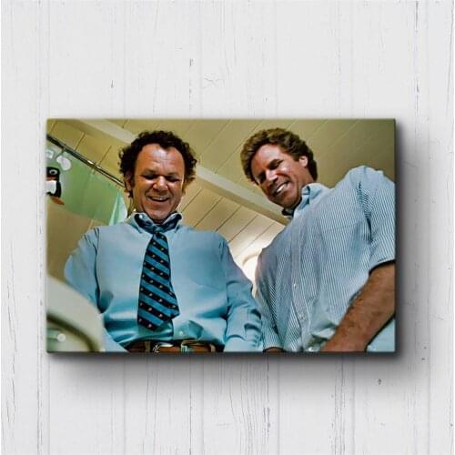 Canvas Print Step Brothers Sword Fight Poster Wall Art Painting for Bathroom Toilet Decor