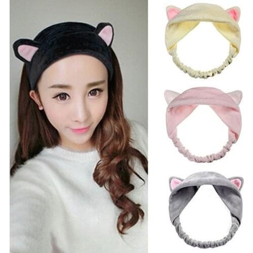 1PC Cute Cat Ears Headband Hairband Hair Head Band For Women Girls Party Gifts Headdress Hair Accessories Makeup Styling Tools