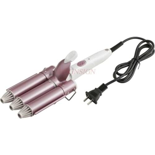 Roll Stick Three Sticks Curler Water Ripple Splint Roll Hair Curler Big Roll Electric Hair Stick Perm Curl Artifact Sale