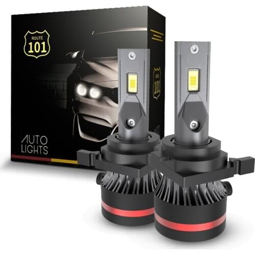 Route101 H7 LED Canbus Headlight Bulb with Adapter Retainer for Ford Focus Fiesta Mondeo Ghia-X Land Rover Freelander 2 Car Lamp