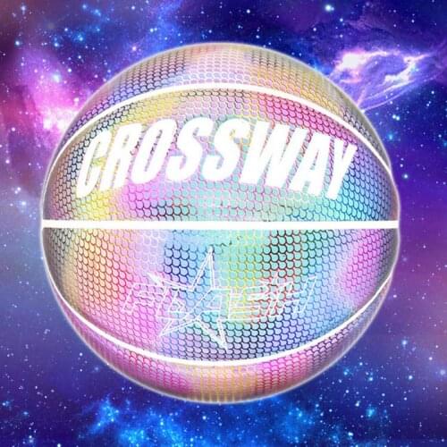 Glowing Basketball Holographic Reflection PU Soft And Wear-resistan Night Game Fashionable Kids Adlults Outdoor Fun Sports Balls