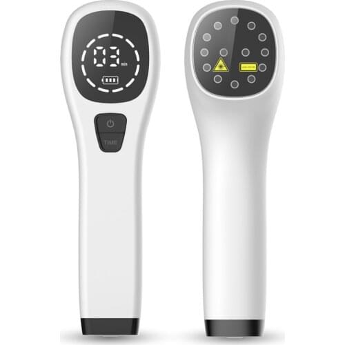 LLLT TWO 808nm TWELVE 650nm Red Light Therapy Device Pain Relief Knee Shoulder Back Arthritic Sciatic Pain Laser Cold Therapy