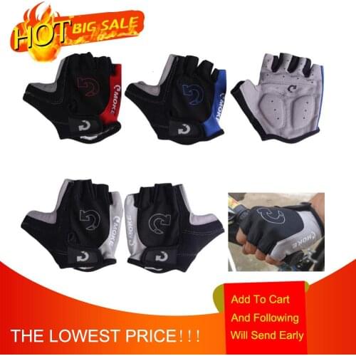 Half Finger Cycling Gloves Anti Slip Gel Pad Breathable Motorcycle MTB Road Bike Gloves Men Women Sports Bicycle Washable Gloves
