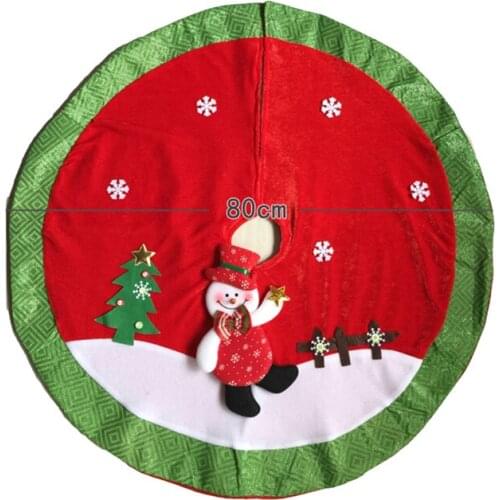 1PC Christmas Tree Skirt Aprons Christmas Tree Carpet Christmas Decorations For Home 2020 New Year Xmas Decoration