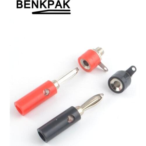 4mm Banana Plug+Socket Connectors