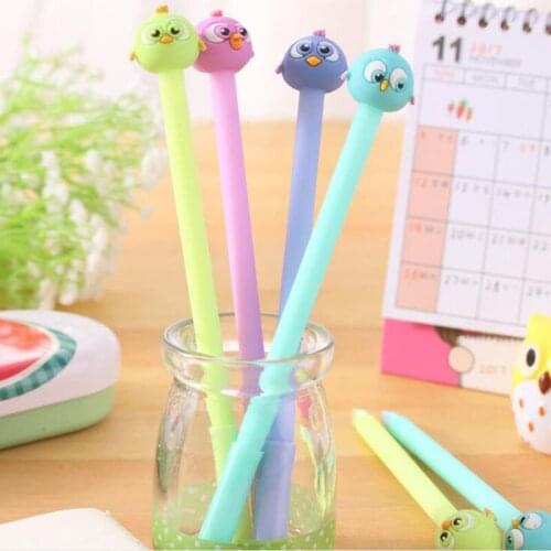 60pcs/lot Japan Creative beautiful cute small bird gel pen/Good quality/School supplies/ stationery/papelaria G108