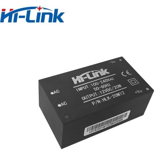 Free Ship Manufacturer of Hi Link 220V to 12V 1666mA output AC-DC converter module SMPS 2pcs/lot