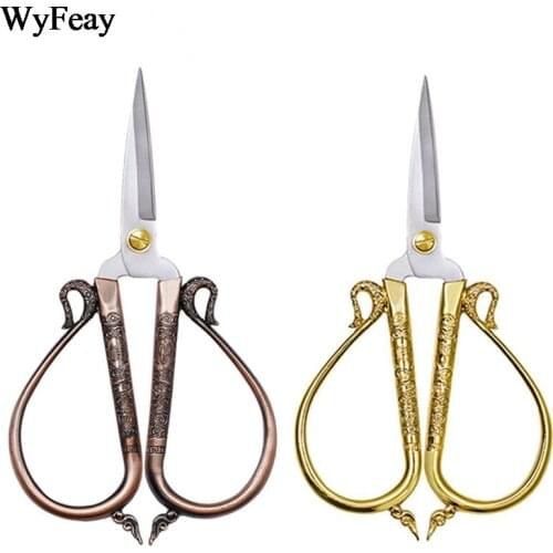 Auspicious Shear European Retro Classic Vintage Antique Craft Sewing Tailor Scissor Paper-cutting Scissors Embroidery Needlework