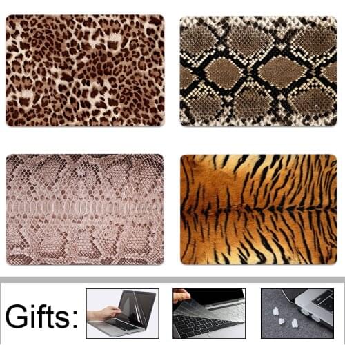 Sanmubaba Laptop Case For Macbook Pro Air 13 M1 A2337 A2338 2020 Leopard Plastic Hard Cover For Macbook 12 13 15 16 A2289 A2251