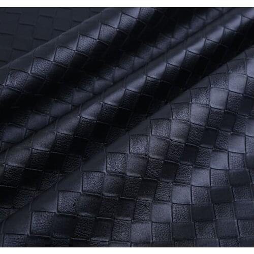 Black 100x140cm High grade PVC leather Faux leather fabric for sewing, artificial leather for DIY furniture,bag accessories