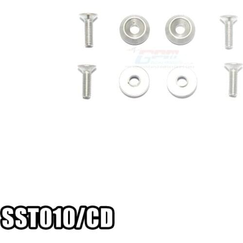 GPM TRAXXAS LATRAX 1/18 stainless steel wheel lock flat meson + stainless steel screw