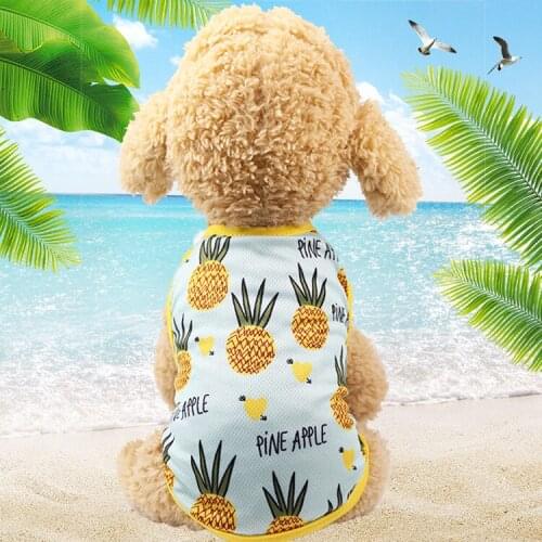 Summer pet clothes dog vest dog clothes puppy pet overalls dog clothing cat spring clothing pet clothing