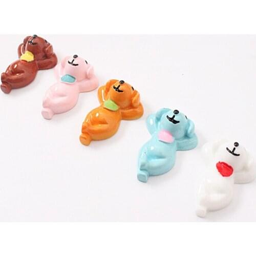 Puppy Refrigerator Paste Look Up at The Starry Sky Puppy Painted Resin Magnetic Refrigerator Decoration Home Office Accessories