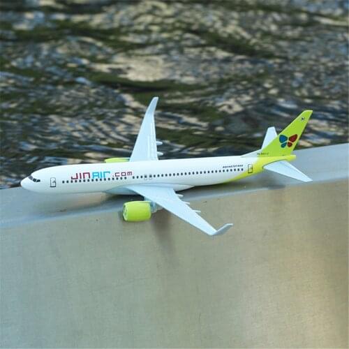 JIN AIR Flights Boeing 737 Airplane Diecast Aircraft Model 6" Metal Aeroplane Home Office Decor Mini Moto Toys for Children