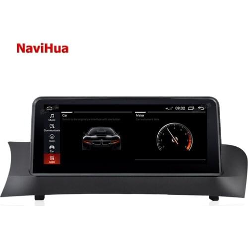 Touch screen Android 9.0 For BMW X3 X4 F25 F26(2011-2013) CIC car dvd player stereo auto gps navigation multimedia system