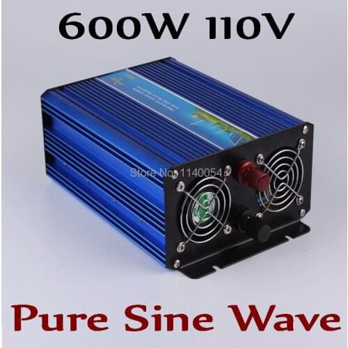 600W off grid inverter, pure sine wave inverter for solar and wind system 110V DC to AC 100/110/120/220/230/240V