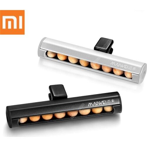 Original Xiaomi Mijia Maiwei Car Holder Incense Ball Air Conditioning Outlet Natural Sachets Aromatic Wardrobe Aromatherapy Ball