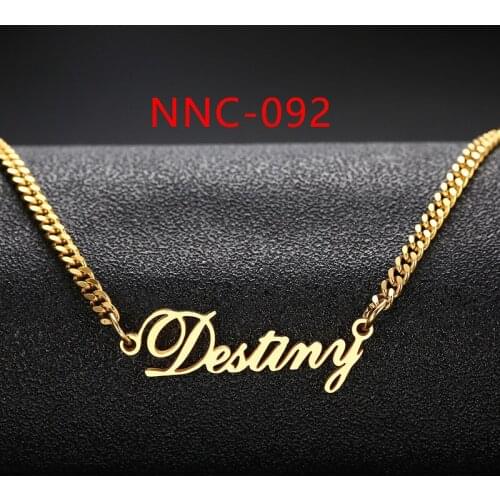 Titanium Steel Custom Made First Name Necklace Personality Infinity Bracelet English Alphabet DIY Necklace Ms Accessories