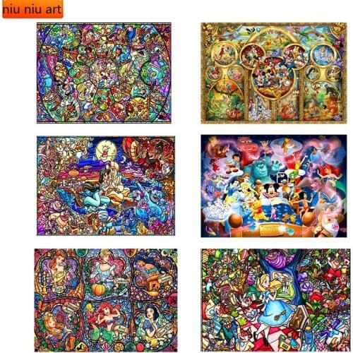 Full Square Drill Embroidery 5D Diamond Painting"Cartoon Princess Disney Mouse "Embroidery Cross Stitch Mosaic Home Decor