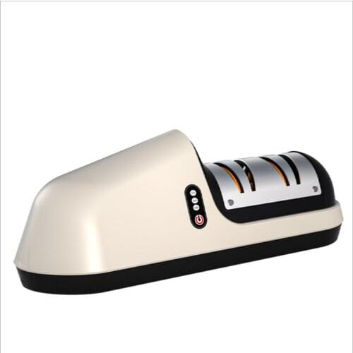 Professional Stainless Steel 3 stage kitchen electric ceramic knife sharpener machine grinder