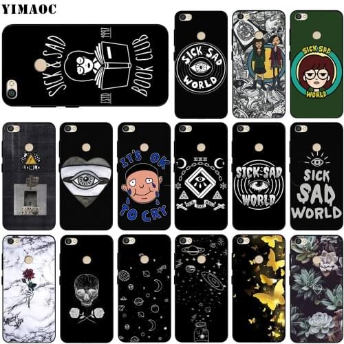 Sick Sad World Case for Xiaomi Redmi Note 4 4x 4A 5 5A 6 7A 8 8T Pro Prime Plus K20 K30 Poco X2