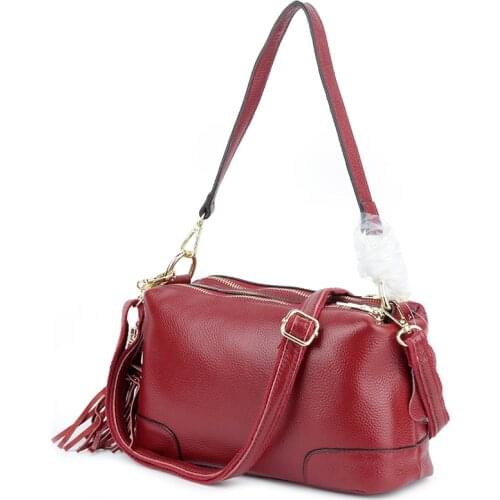 High Quality Genuine Leather Shoulder Bag Women Messenger Bags Crossbody Handbag