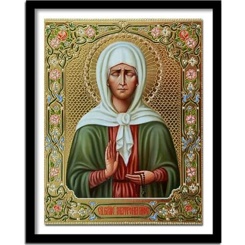 Uniquely new handiwork diamond painting cross stitch religion diamond 5d diamond embroidery virgin mary icon home decor