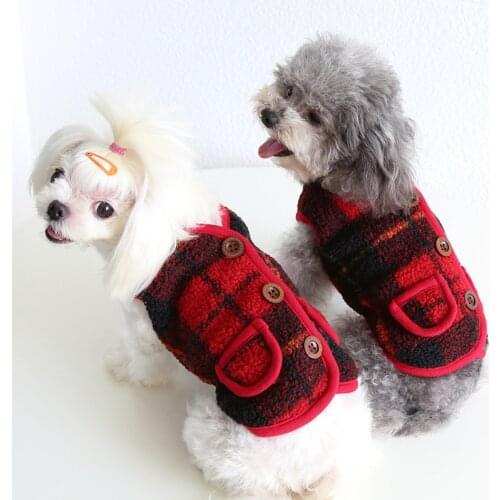 Winter Dog Vest Coat Puppy Apparel Cat Chihuahua Shih Tzu Puppy Jacket Outfit Yorkshire Pomeranian Poodle Schnauzer Pet Clothes