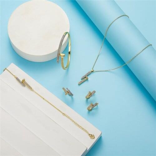 2020 Dec new design Caftan wedding jewelry set for women fashion jewelry set copper high quality jewelry set