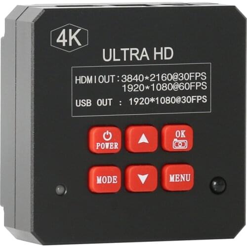 2021 4K 2K 1080P 38MP HD HDMI USB Industrial Video Microscope Camera C Mount Camera For Phone Tablet PC PCB IC Observe Soldering