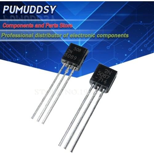 50PCS 2N5089 2N5087 TO92 5089 TO-92 NPN new triode Transistor