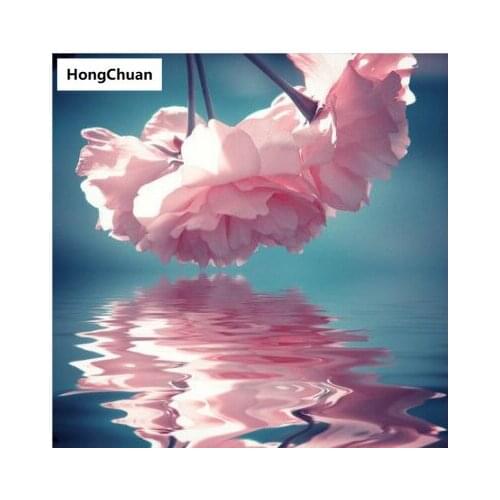 Diamond embroidery, flower drawing 5D, diamond painting, cross stitch, 3D square, diamond mosaic, home decoration, new year gift