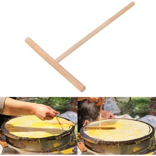 Pancake Batter Spreader Stick Chinese Specialty Crepe Maker Wooden Home Kitchen Tools Pancake Tool