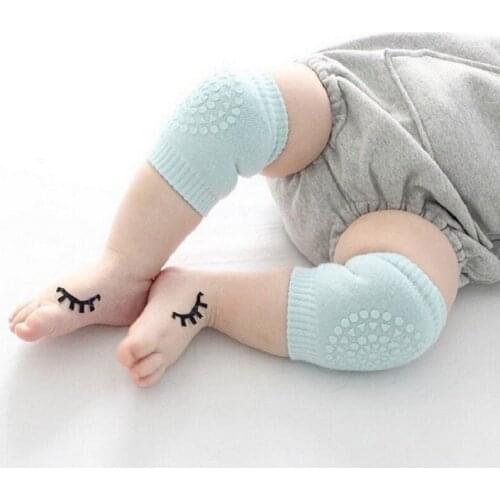 Baby Nonslip Kneepads Kid Steps Crawling Leggings Knees Anti-Slip Terry Pure Sponge Legs Anti-skid Kids Leg Warmers Protector