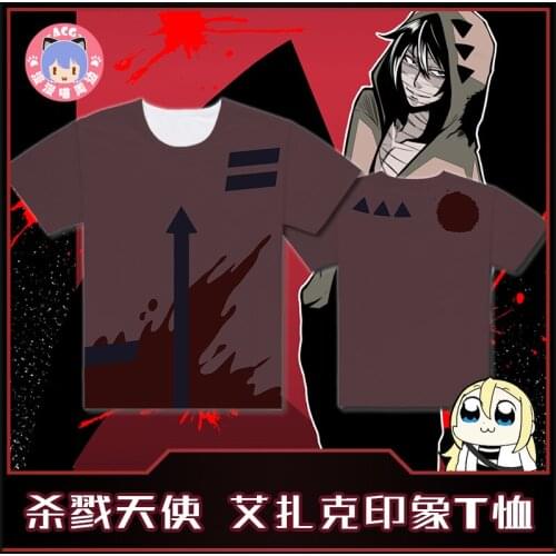 2018 summer new T-shirt Japanese anime Angels of Death short-sleeved round neck fashion casual men and women T-shirt