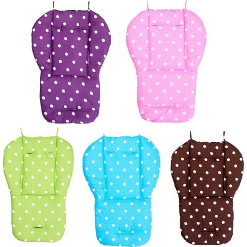 Dot Baby Stroller Seat Cushion Pushchair Pram Car Soft Mattresses Baby Carriages Seat Cotton Pad Stroller Mat Accessory