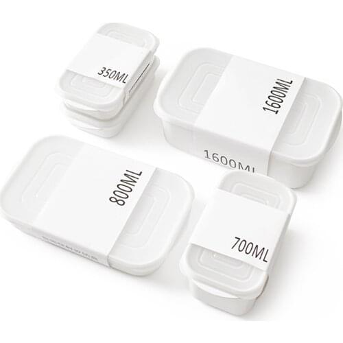 Square Refrigerator Storage Box Reusable Plastic Kitchen Food Fruit and Vegetable Fresh Keeping Case with Cover for Convenience