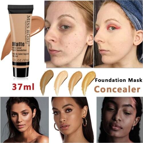 LADY Full Cover Liquid Concealer Makeup Eye Dark Circle Cream Face Corrector Waterproof Base Make Up 37ml Cosmetic Wholesale