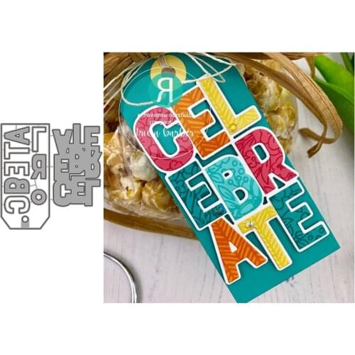 Celebrate Metal Cutting Dies for Scrapbooking Handmade Tools Mold Cut Stencil New DIY Card Make Mould Model Craft Decoration