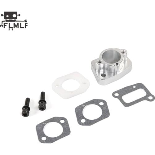 CNC Metal Air Intake Manifold Included Gasket for ROFUN 71CC Engine Fit 1/5 Hpi Rovan Km Baja Lois DBXL FG GoPed Redcat Parts