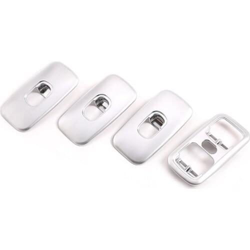 NEW-Car Silver Window Lift Button Frame Trim for Mercedes Benz G Wagon G Class W463 2007-10