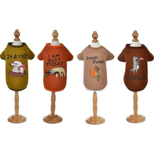 Dog cloth winter christmas Costumes Clothes Cotton with Fleece Winter cat/small Dog Sweaters Clothing Sports pet Clothes warm