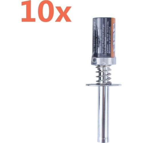 Wholesale 10pcs/lot HSP 80101 1800mAh EU Rechargeable Glow Plug Igniter Ignition RC 1/10 1/8 Nitro Buggy Tools Engine Parts