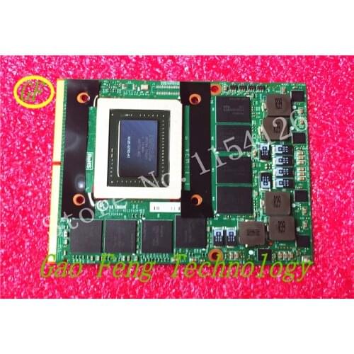 Wholesale MS-1W051 FOR MSI GT70 GT60 GX660R GX740 VIDEO CARD GPU NVIDIA N12E-GTX2-A1 GTX 580M 2GB Video Card 100% tested ok