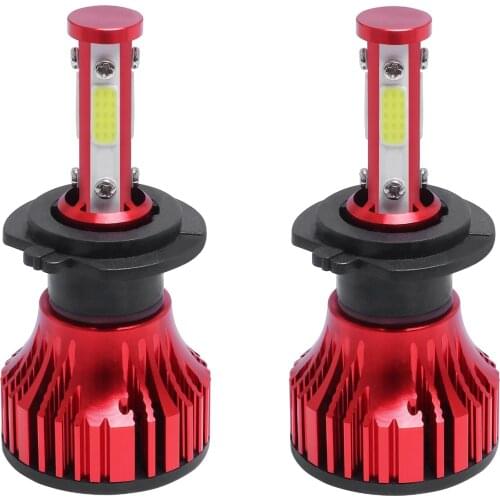 2Pcs Car Haedlights 8000LM 6500K H3 H1 9005 9006 9007 880 H8 H9 H11 H7 H4 Turbo Canbus Led Car Headlamp 4Sides 100W LED Bulb