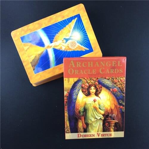 Magic Archangel Oracle Cards Earth Magic:read Fate Tarot Card Game For Personal Use Board Game card Deck And Guidebook